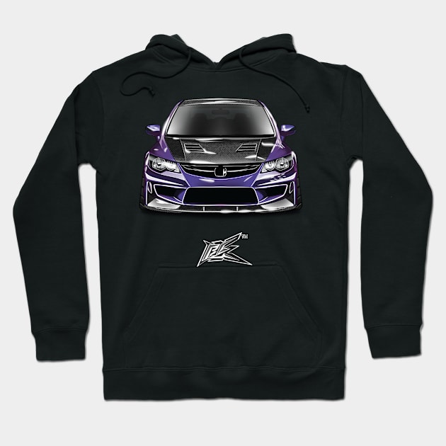 honda civic fd2 stance Hoodie by naquash